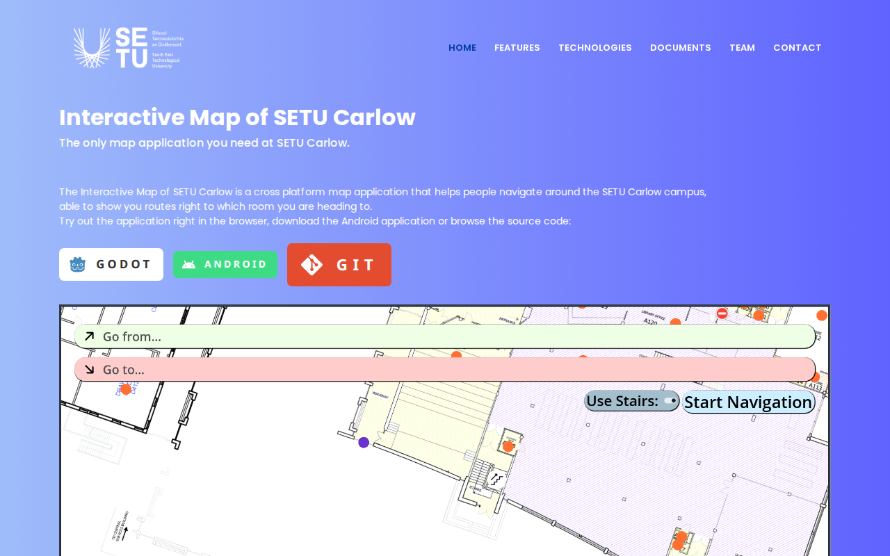 Interactive Map screenshot