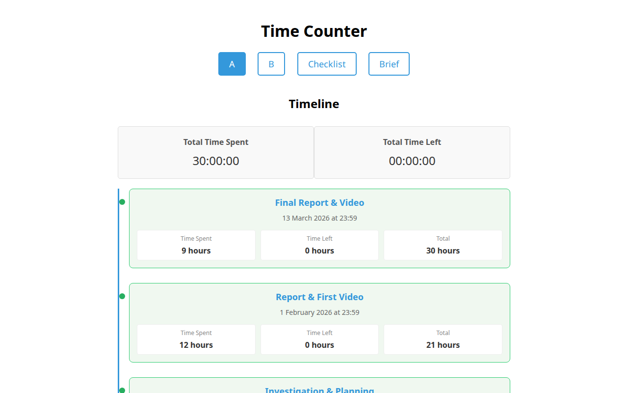 Time-Counter screenshot